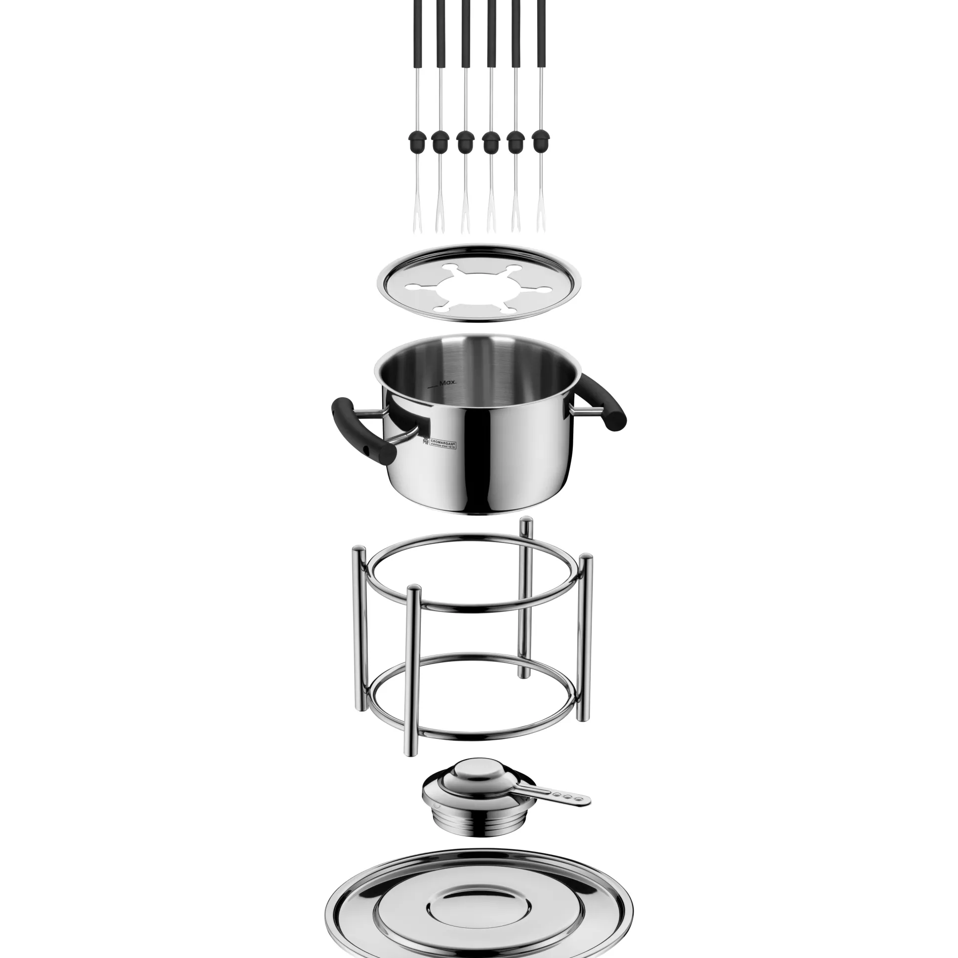 Allegro Party Fondue-Set, 11-teilig