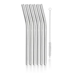 Baric Trinkhalme aus Glas, 22 cm, 6 Stück