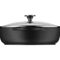 Bauernpfanne mit Glasdeckel, 28 cm