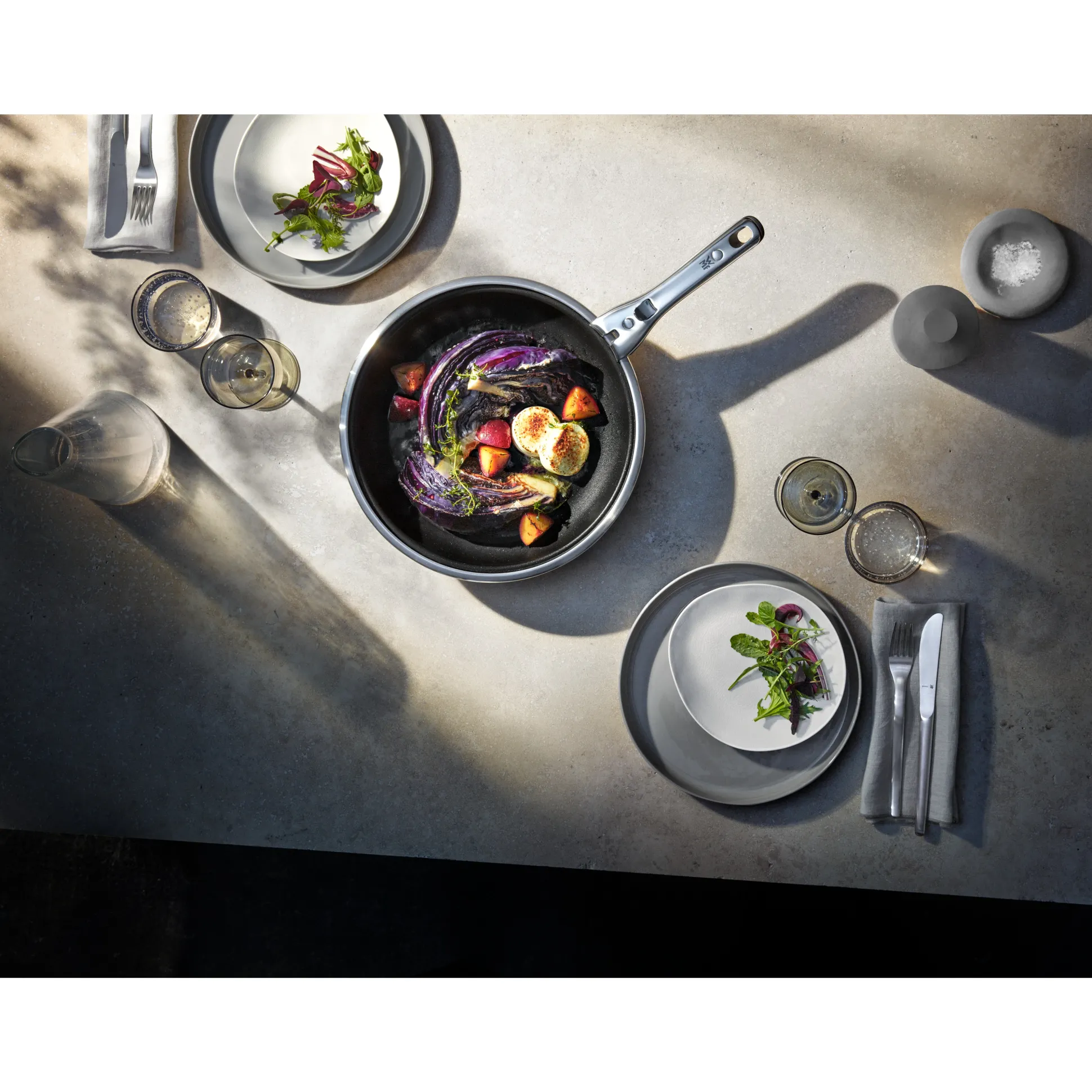 Click&Serve Bratpfanne mit Antihaftversiegelung, 24 cm