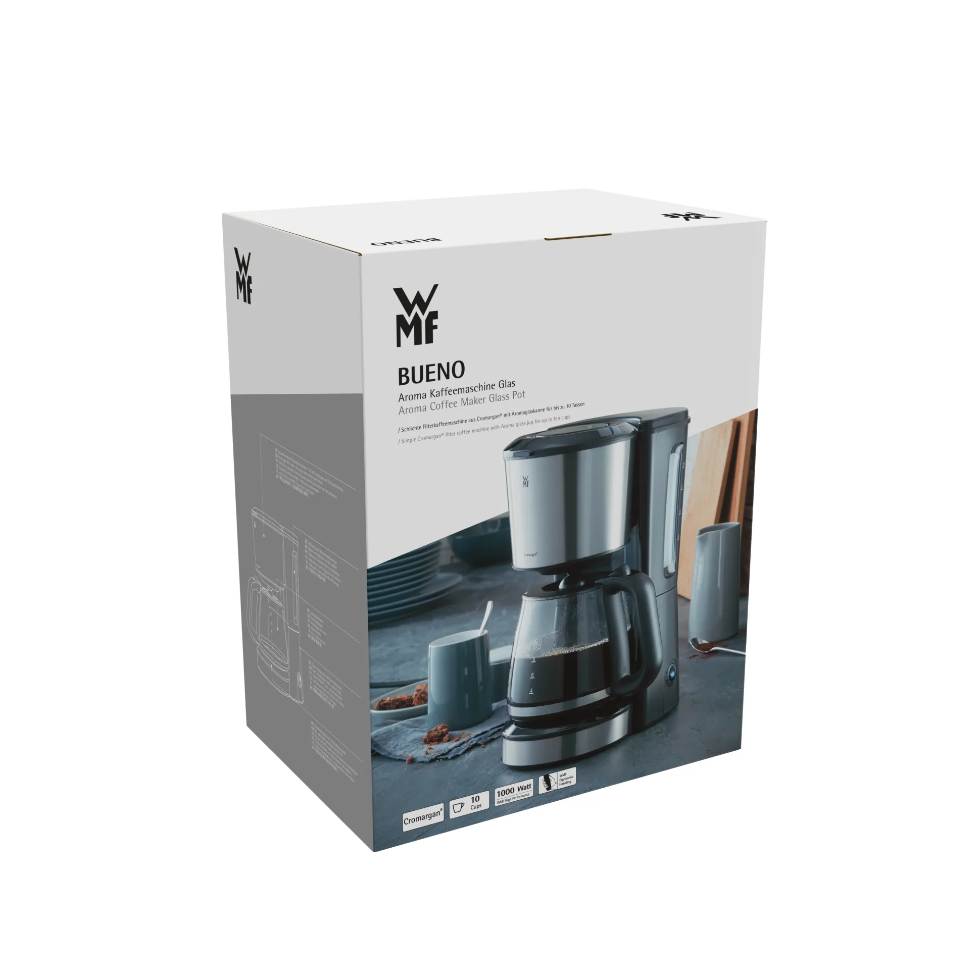 WMF Bueno Aroma Kaffeemaschine Glas