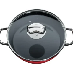 WMF Fusiontec Mineral Roasting Pan 28cm Red with lid
