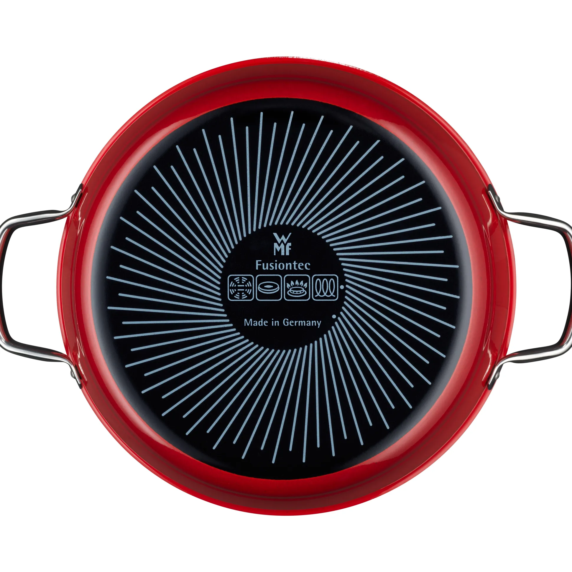 WMF Fusiontec Mineral Roasting Pan 28cm Red with lid