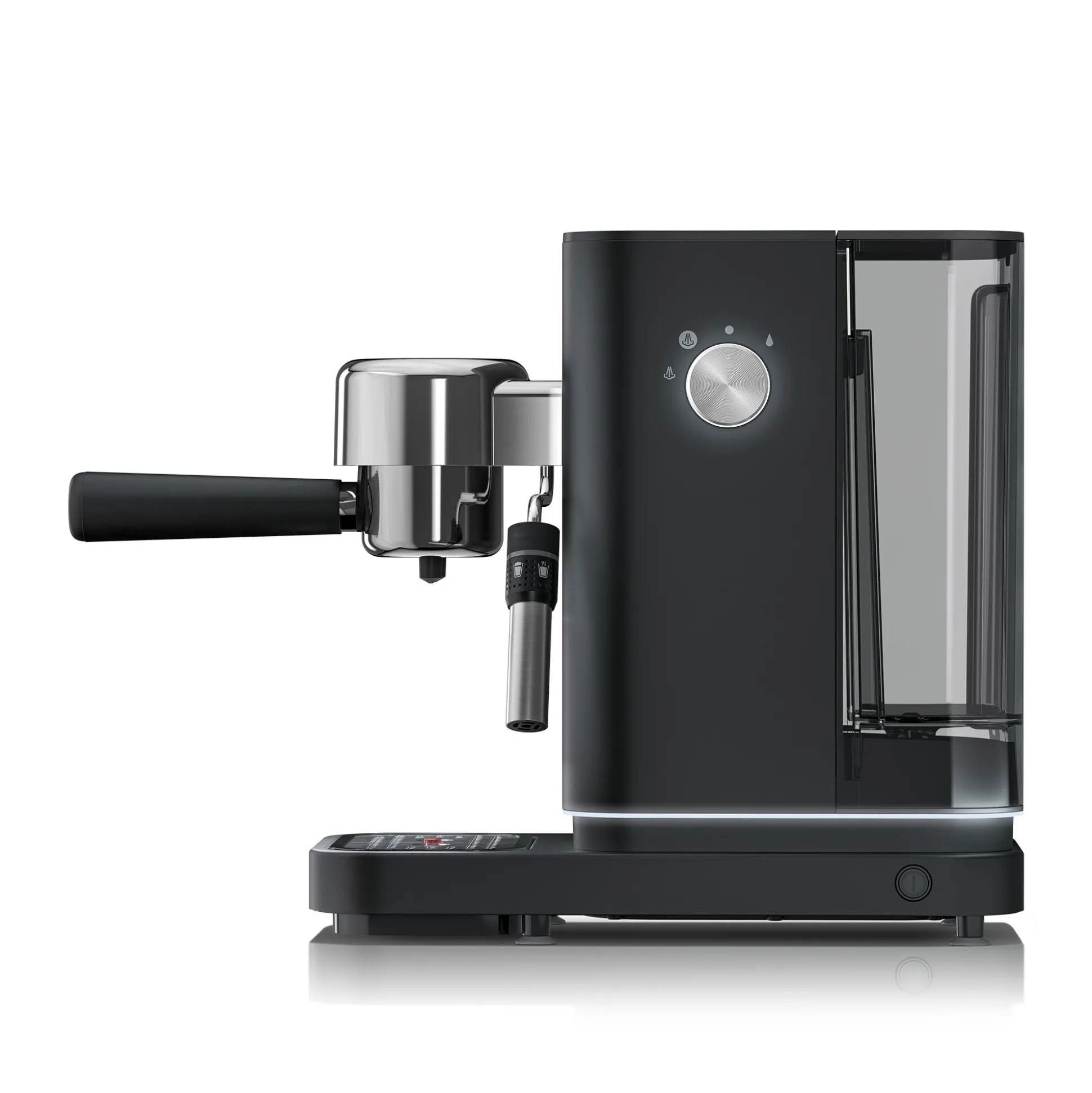 WMF Lumero Espresso Siebträgermaschine, Deep Black