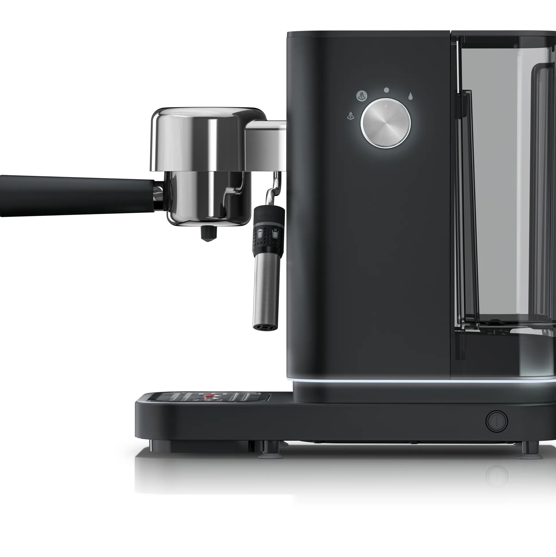 WMF Lumero Espresso Siebträgermaschine, Deep Black