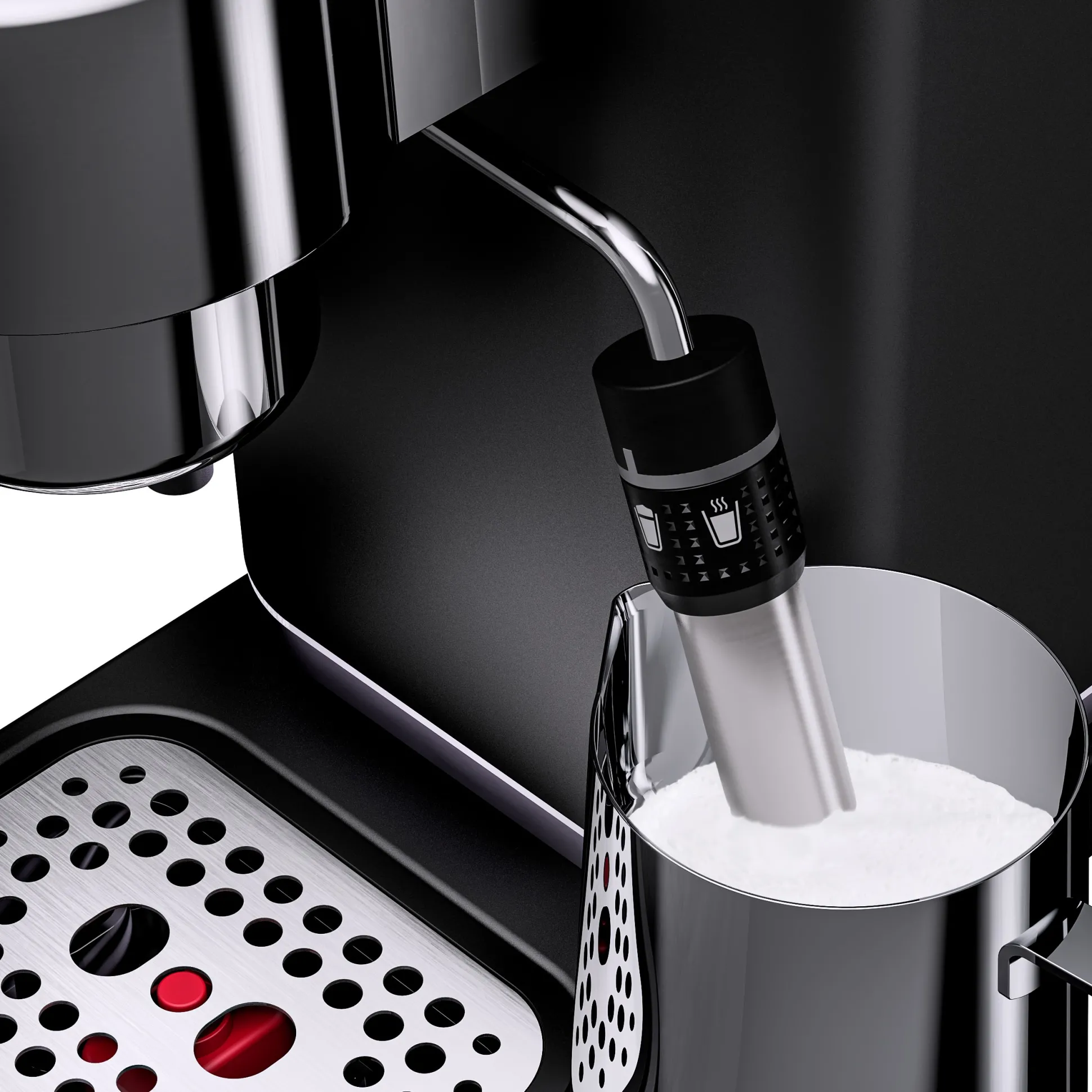 WMF Lumero Espresso Siebträgermaschine, Deep Black