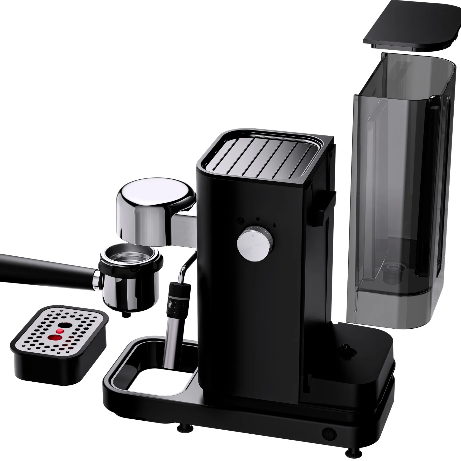 WMF Lumero Espresso Siebträgermaschine, Deep Black