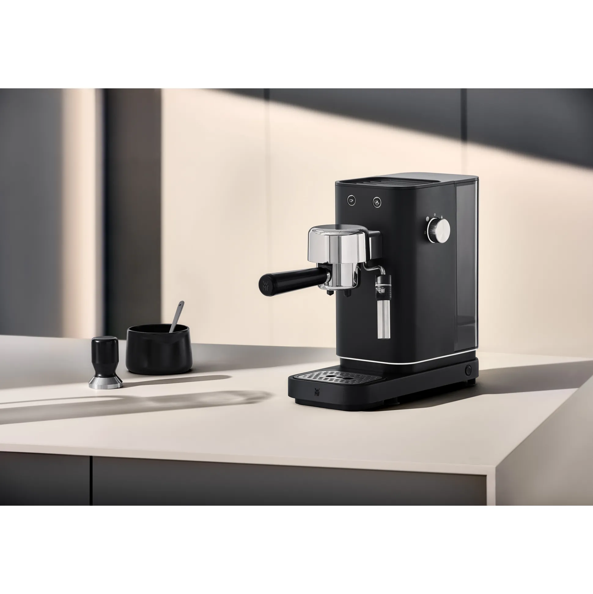 WMF Lumero Espresso Siebträgermaschine, Deep Black