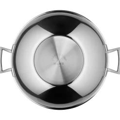 Wok mit Glasdeckel, 36 cm